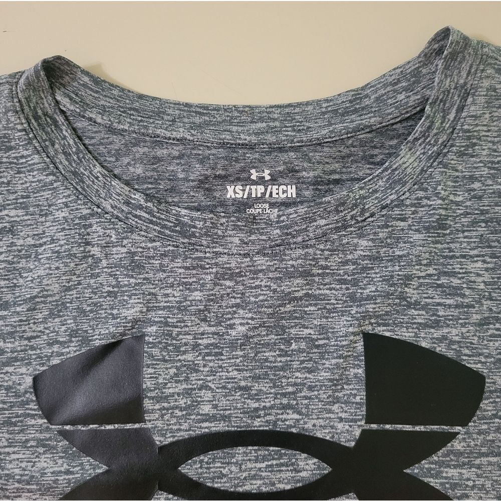 Under Armour Women's Black Marled Graphic Short Sleeve Tee - Picture 6 of 11